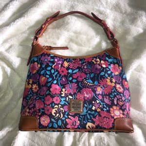 Dooney & Bourke handbag Floral pebbled leather